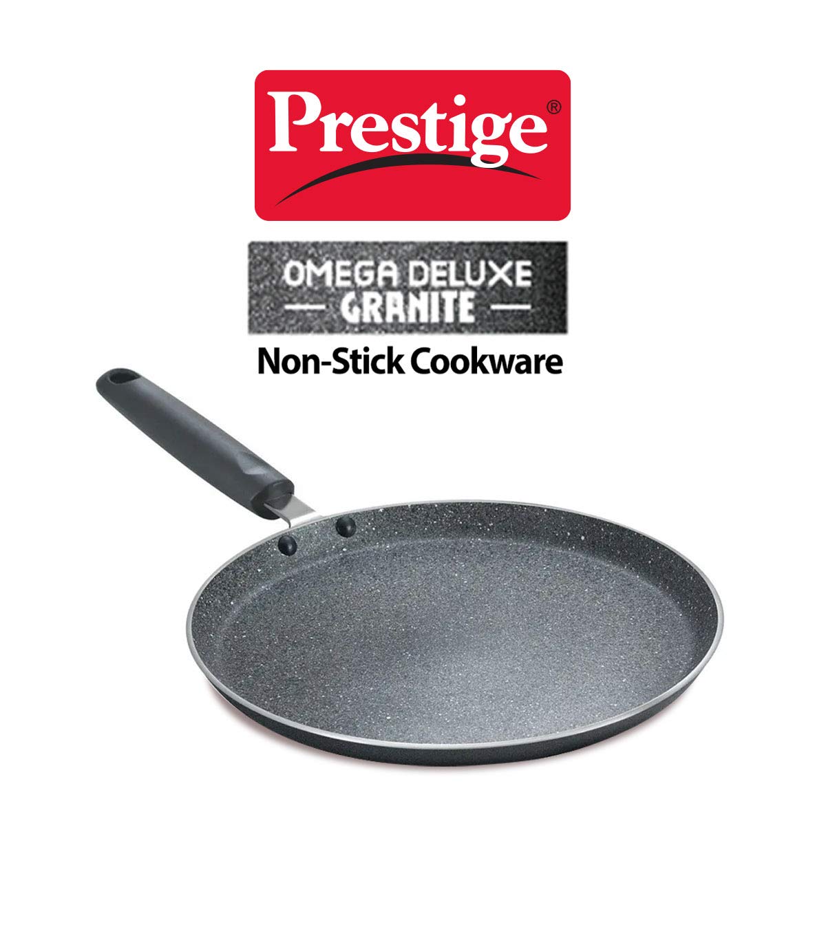 Prestige Cast Iron Dosa Tawa, 300 mm (Black) 1kg