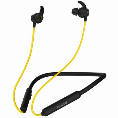 Earphones, Magnetic Neckband Wireless Bluetooth Earbud Stereo Music Sports  Headphone Games Headset - Yellow