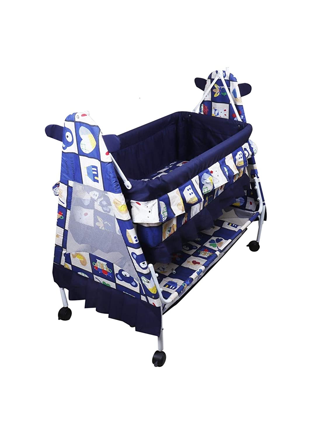 NHR Fun Baby Cozy New Born baby Cradle / baby jhula / baby palna crib /  Bassinet with Mosquito Net and Bottle Holder Bassinet - Buy baby Bassinet -  Buy Babycare products in India.