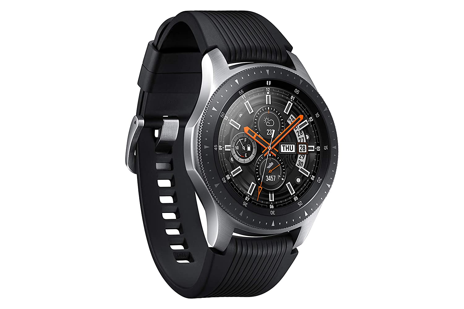 Buy Samsung Galaxy Watch with Bluetooth, LTE , Sleep Monitor, Heart Rate  Tracking, 39 Built In Exercise Modes, One Year Warranty (Silver) at Best  Price on Reliance Digital