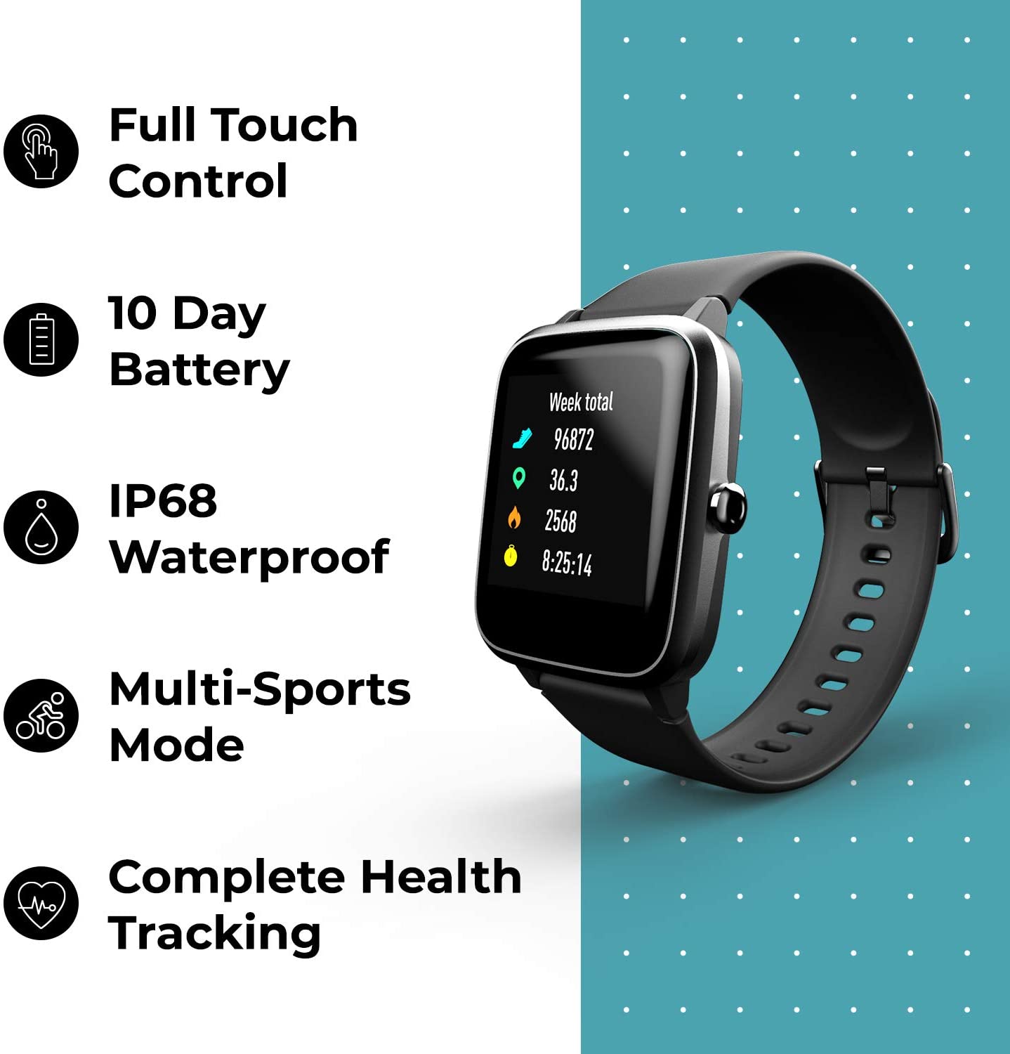 Noise 2 best sale smart fitness band