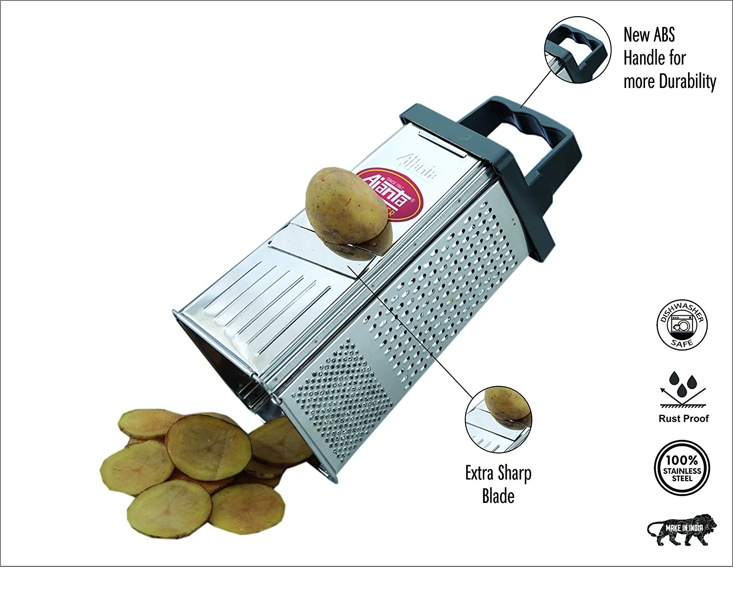 Balaji Enterprise silver Stainless Steel French Fries Cutter