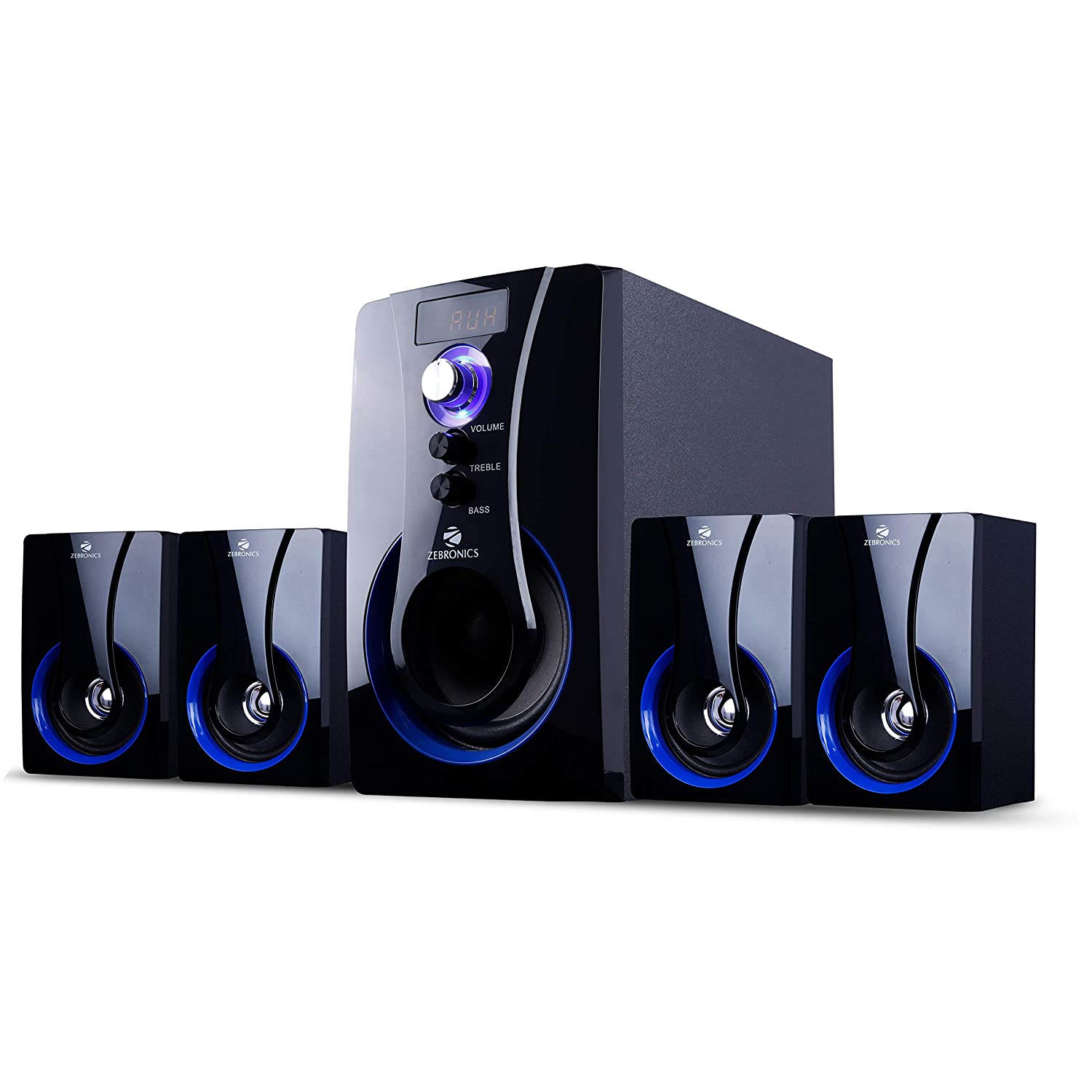 Zebronics bt6590rucf 5.1 channel multimedia speaker best sale with bluetooth & remote