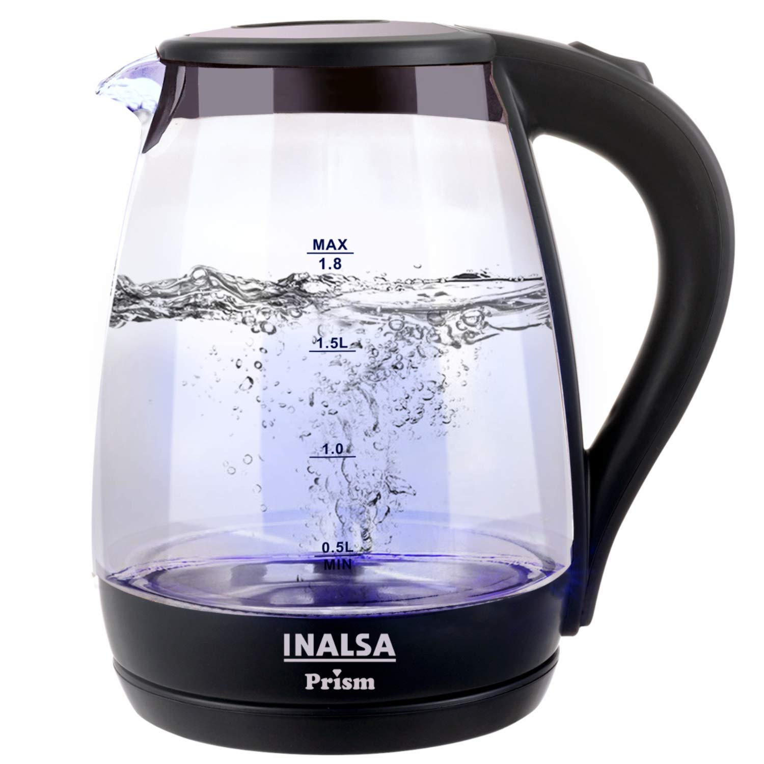 High Borosilicate Glass 1.8L/2.0L Stainless Steel Electric Kettle with  Purple LED Lights - Rapid Boil - China Kettle and Tea Kettle price