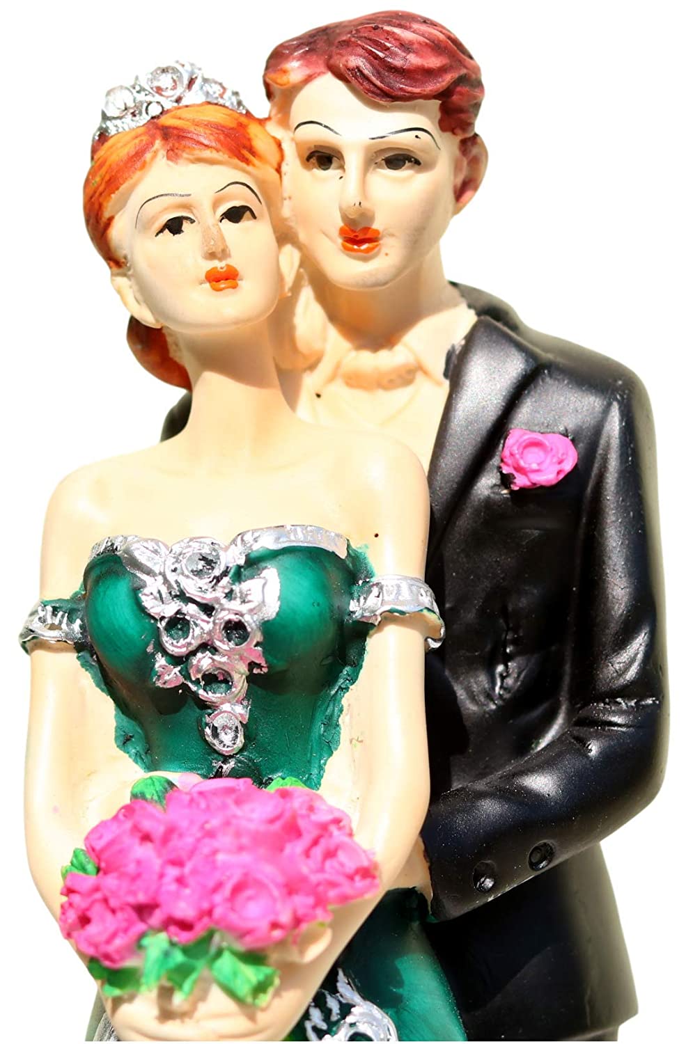 Miss Peach Valentine Romentic Love Couple Statue for home decor Showpi –  Pretty Buyers India