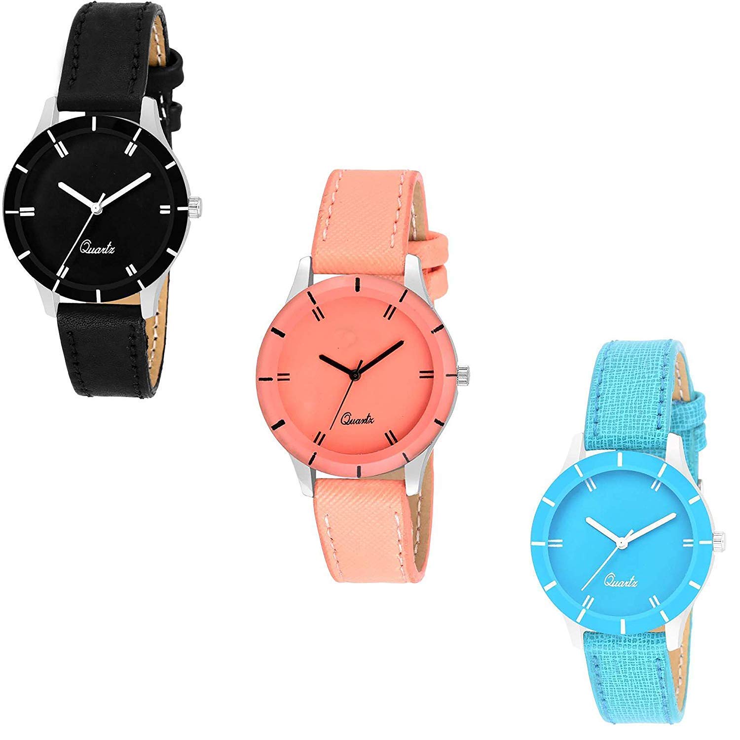 Acnos® Premium Analogue Men's Watch (Pack of 3) (Multicolored Dial  Multicolored Colored Strap) : Amazon.in: Fashion