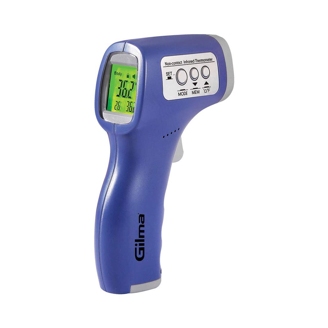 Gilma Infrared Thermometer Non-Contact Digital Forehead Temperature Gun - 1  Unit (MADE IN INDIA) - Hungamastart