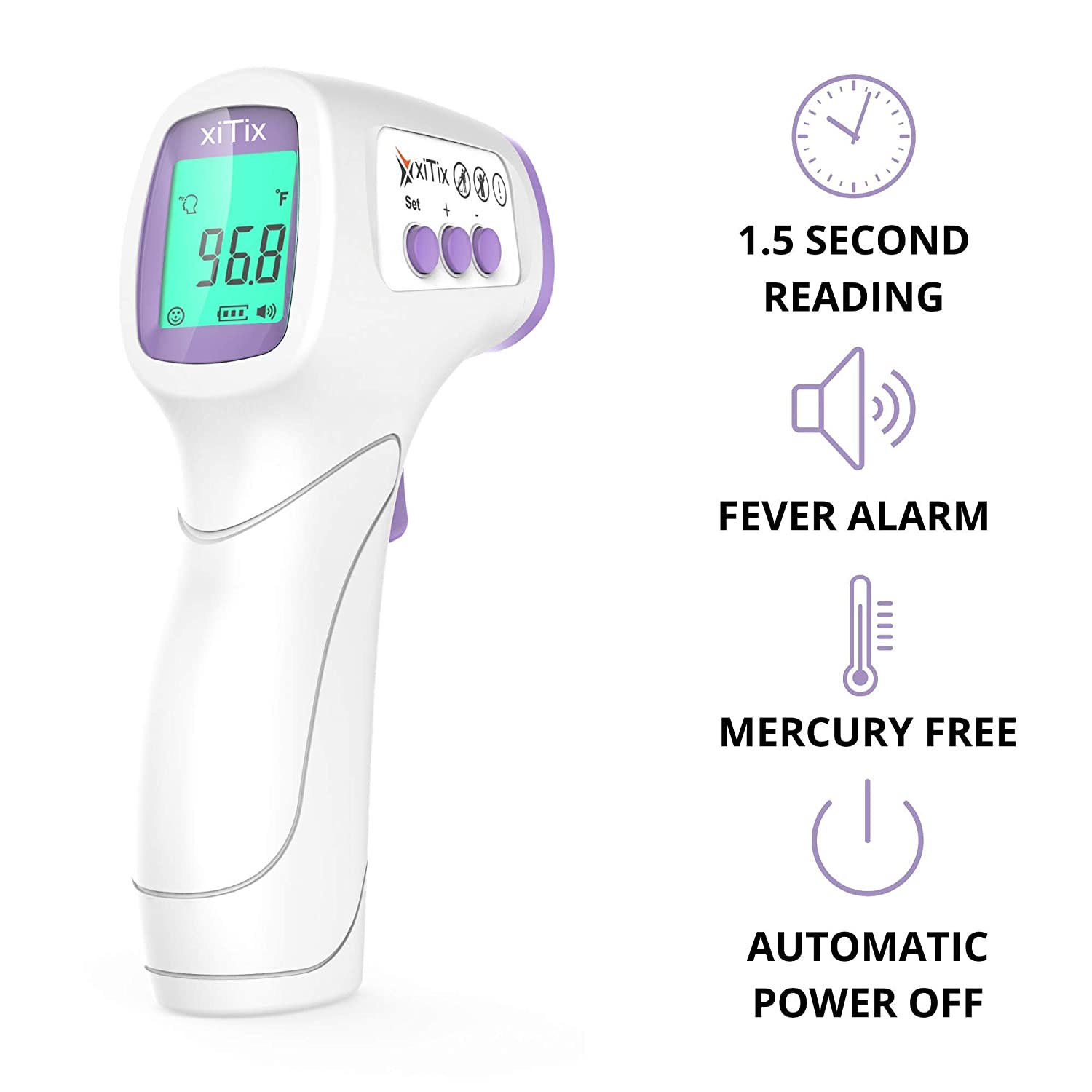 Dr. Trust (USA) Model 610 Non Contact Infrared Forehead Digital Laser  Thermal Scanner Gun For Fever Temperature Machine For Kids Adults & babies  Thermometer - Dr. Trust 