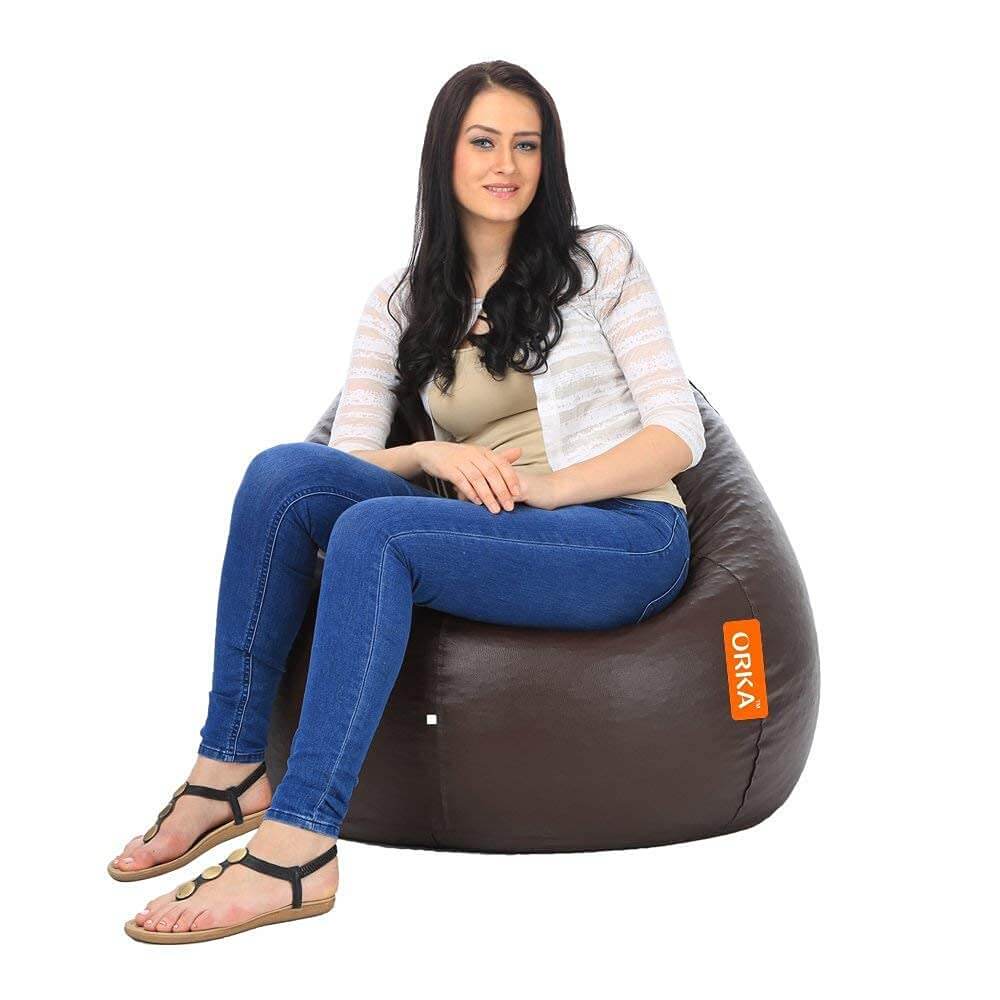 SHIRA 24 4XL Bean Bag with Footrest Ready to Use with Beans Bean Bag  Footstool With Bean Filling - Price History