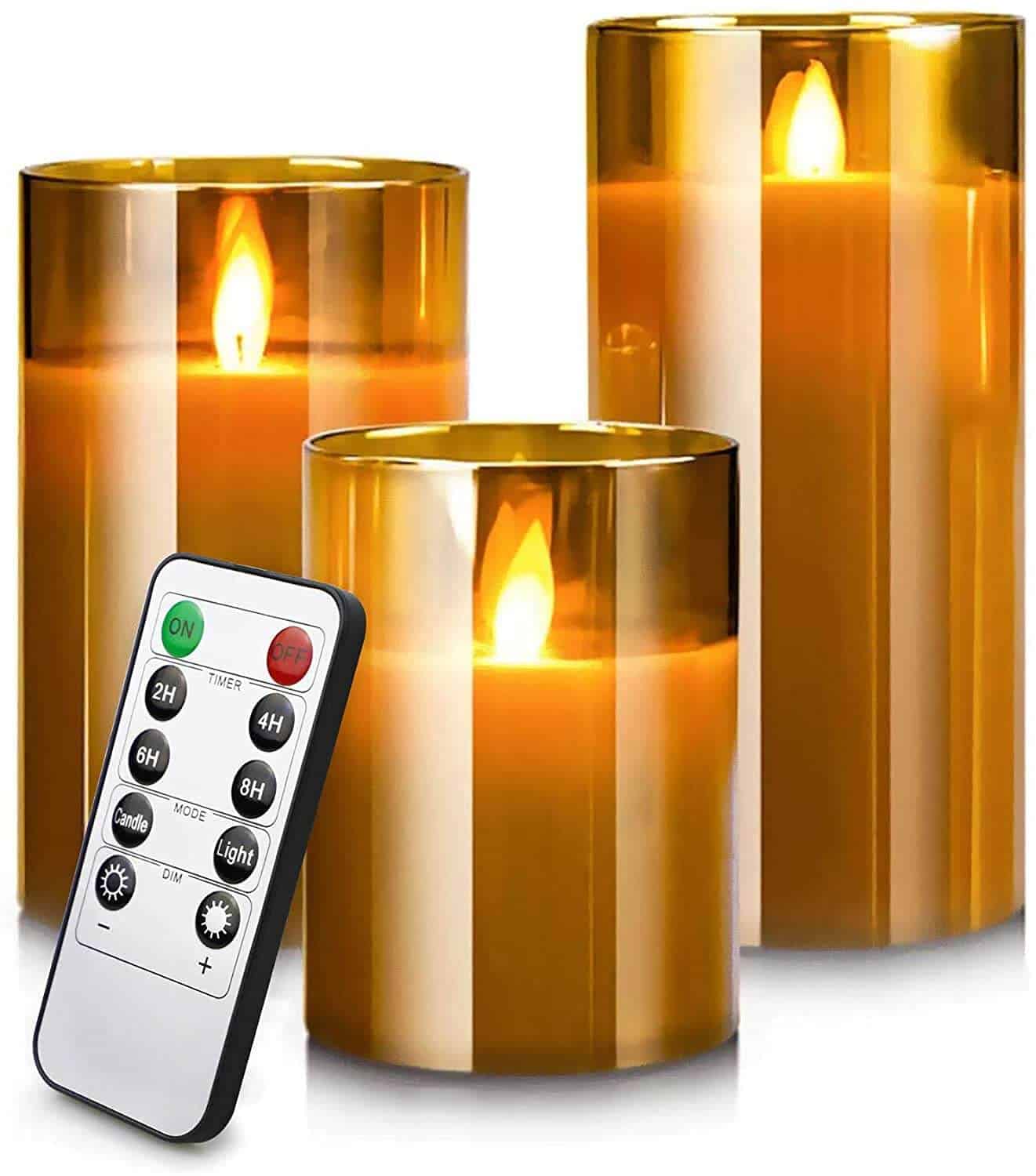 LED battery wind proof tealight Candle wedding table natural safe flame BUY QTY 