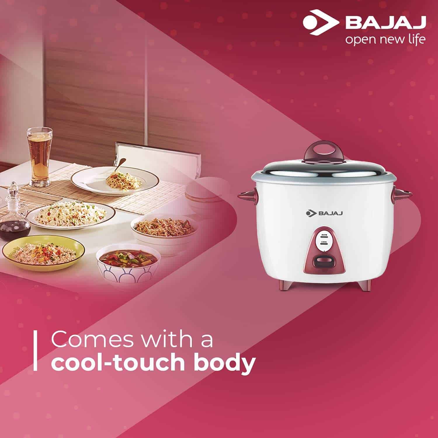 Bajaj deals rice cooker