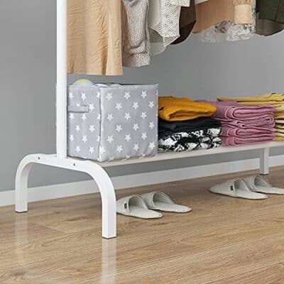 lukzer Set of 4 Foldable Storage Box Organizers for Wardrobe