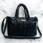 Women Texture Handbag Handheld Designer Daily Office Shoulder