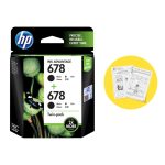 HP 678 2-Pack Black Original Ink Advantage Cartridges