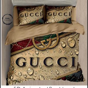 Premium Brand Gucci 5 D printing King Size 108×108 Inches
