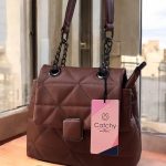 Catchy soft leather sling bag