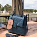 Catchy soft leather sling bag