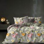 Makhmal 7D Digital Print king size bedsheet set