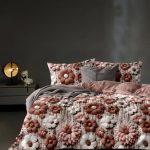 Makhmal 7D Digital Print king size bedsheet set