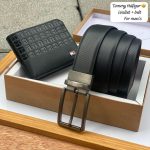 Mens Tommy Hilfiger Wallet with Belt Set Replica