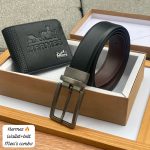 Mens Herms Wallet with Belt Combo Set Replica
