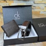 Mens Calvin Klin belt with Wallet Combo Set Replica