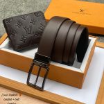 Mens Louis Vuitton Wallet with Belt Combo Replica