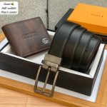 Mens Gucci wallet with Belt combo Replica