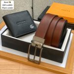 Mens Gucci wallet with Belt combo Replica