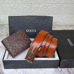 Mens Gucci Wallet with Belt Set Combo Replica