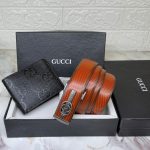 Mens Gucci Wallet with Belt Set Combo Replica