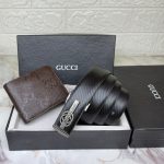 Mens Gucci Wallet with Belt Set Combo Replica