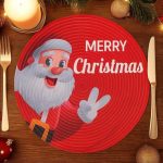 Jute Round Printed Mat  Eco Friendly Living Room Bedroom Dining & Home D?cor