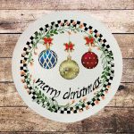 Jute Round Printed Mat  Eco Friendly Living Room Bedroom Dining & Home D?cor