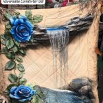 King Size Reversible Comforter Set 108"*108"king size 11D 4pc set