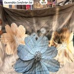 King Size Reversible Comforter Set 108"*108"king size 11D 4pc set