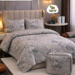 Reversible Ultrasonic Comforter 4 PC set Size *90*100"