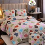 Reversible Ultrasonic Comforter 4 PC set Size *90*100"