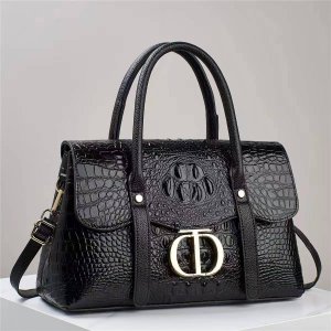 Luxury Croc Texture Handbag for Women 9*12