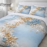 7D Digital King Size Bedsheets By Rosebee Size108*125